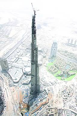 Burd Dubai: najvii objekat u svetu u Dubaiju, visok je oko 800 m 