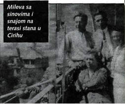 Mileva Antajn i sinovi