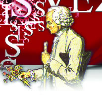 Ruso skuplja trave u Ermenonvilu. Akvarel G. F. Majera (1735- 1779)