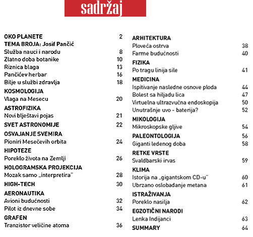 SADRZAJ PLANETA Br 62