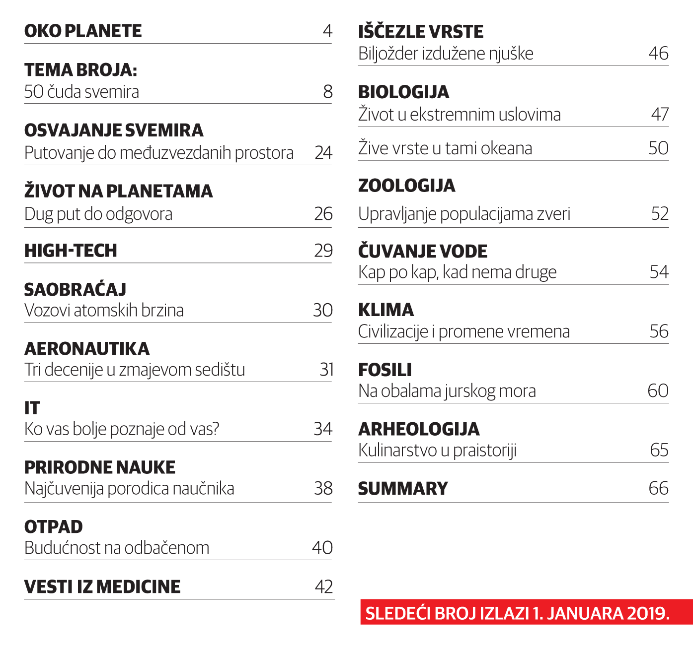SADRZAJ PLANETA Br 87
